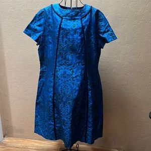 Vintage Blue Tiki dress